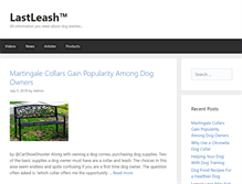 Tablet Screenshot of lastleash.com